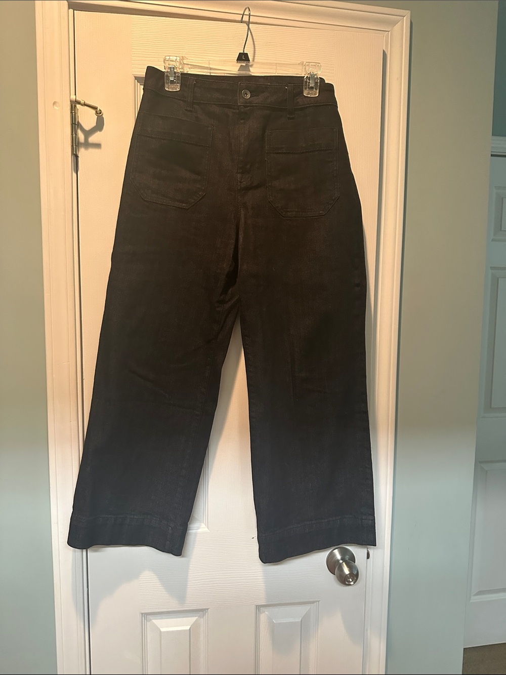 Sanctuary Black Wide Leg High-Rise Jeans